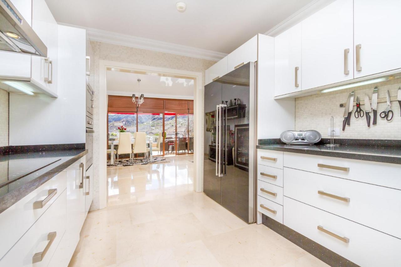 Casa Holmston, Duplex Villa With Hot Tub In Anfi Tauro Topaz Моган Экстерьер фото